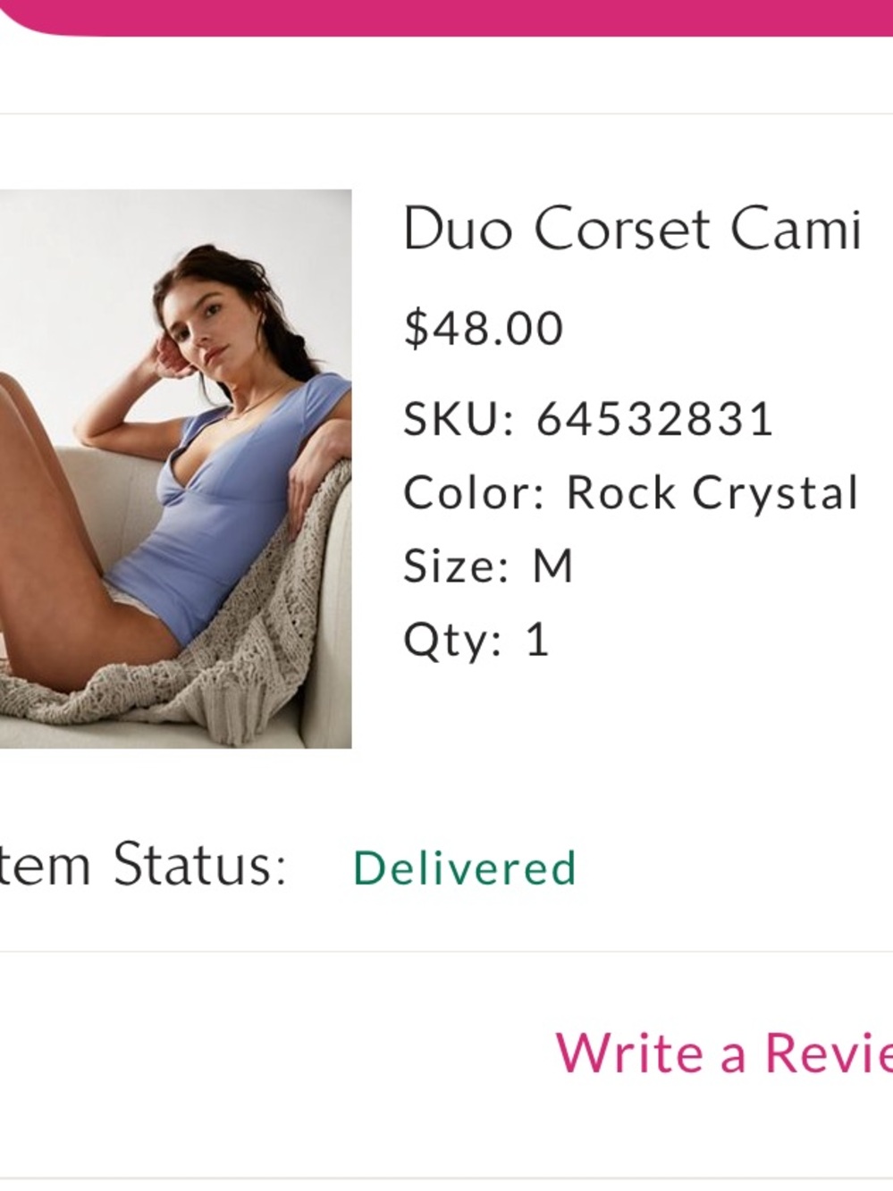 Duo Corset Cami - Rock Crystal